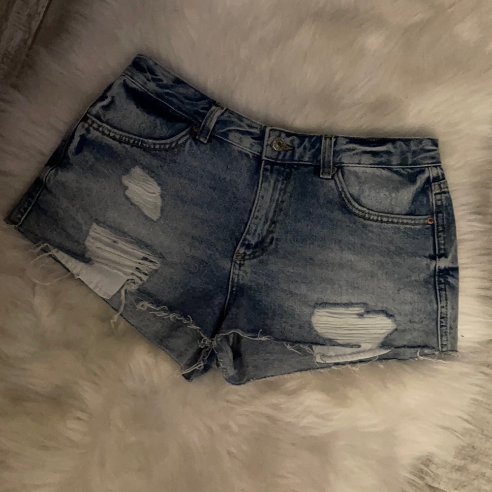 TOPSHOP denim shorts